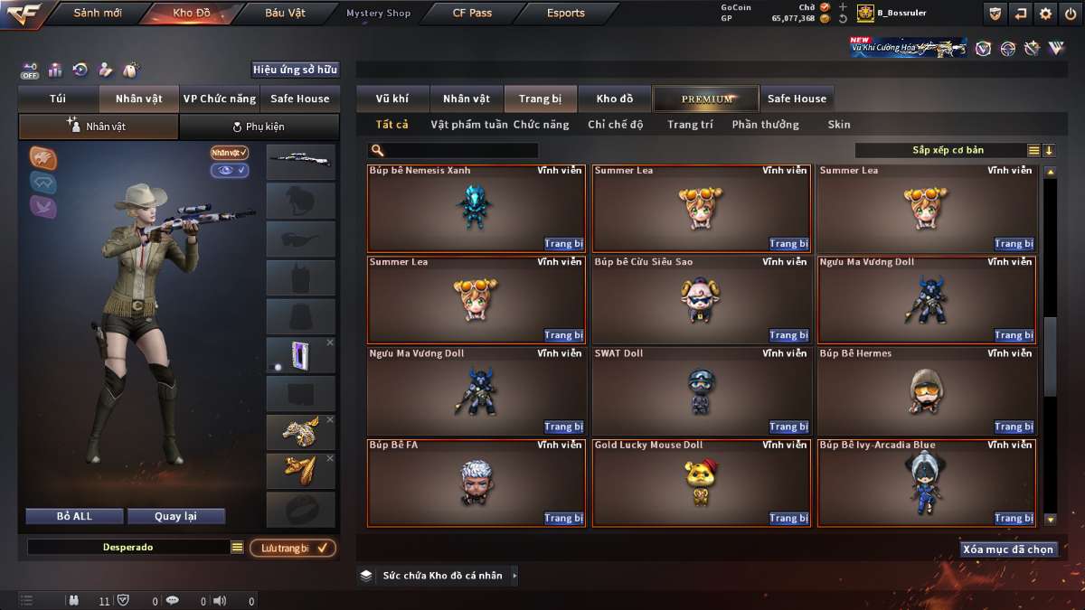 shop acc cf uy tin gia re